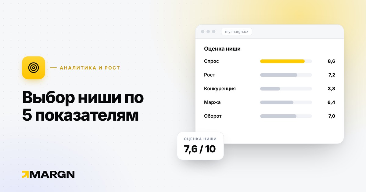 How to choose a niche on Uzum: 5 metrics