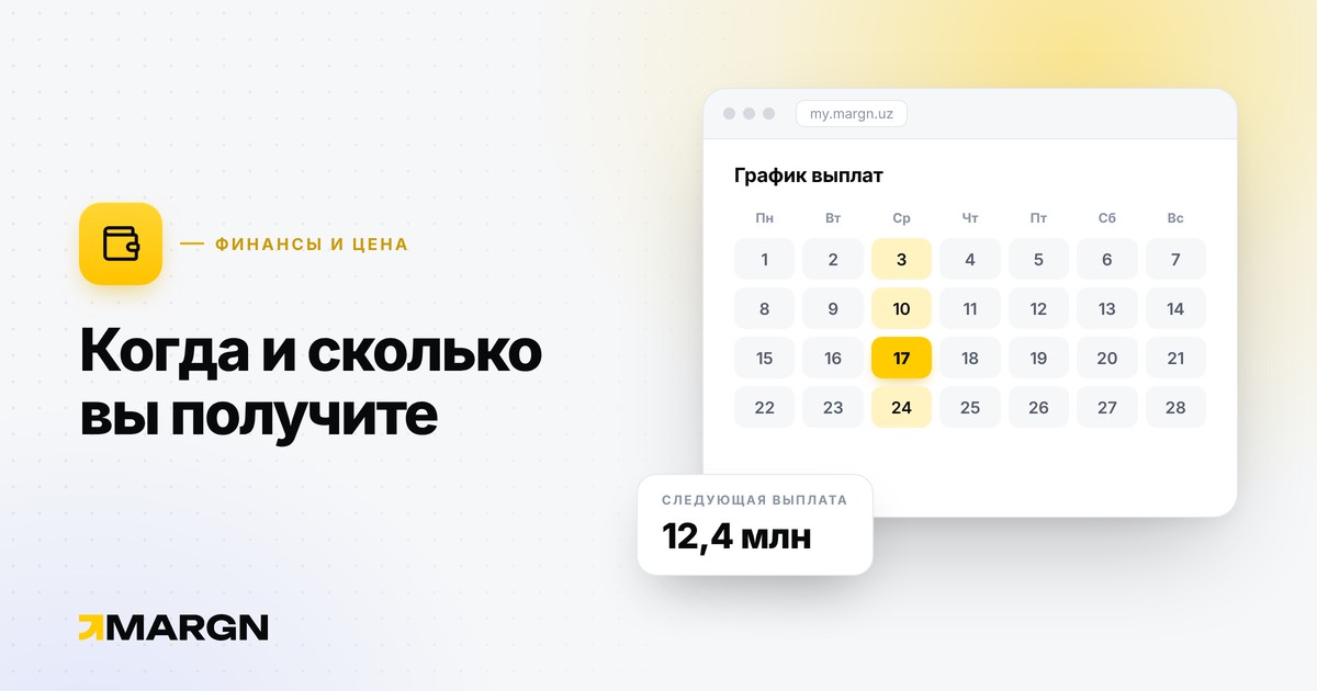 Когда Uzum выплачивает деньги: график выплат и комиссии